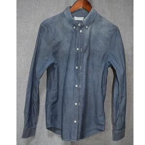 Everlane Blue Chambray Button-Down Shirt M